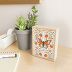 William Morris Inspired Monarch Butterfly Pattern Mini Art Print Gallery Image 2