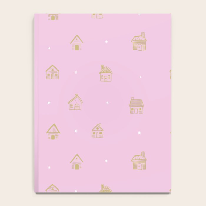 Christmas gingerbread house doodle pattern  Notebook Gallery Image 4