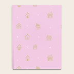 Christmas gingerbread house doodle pattern  Notebook Gallery Image 4