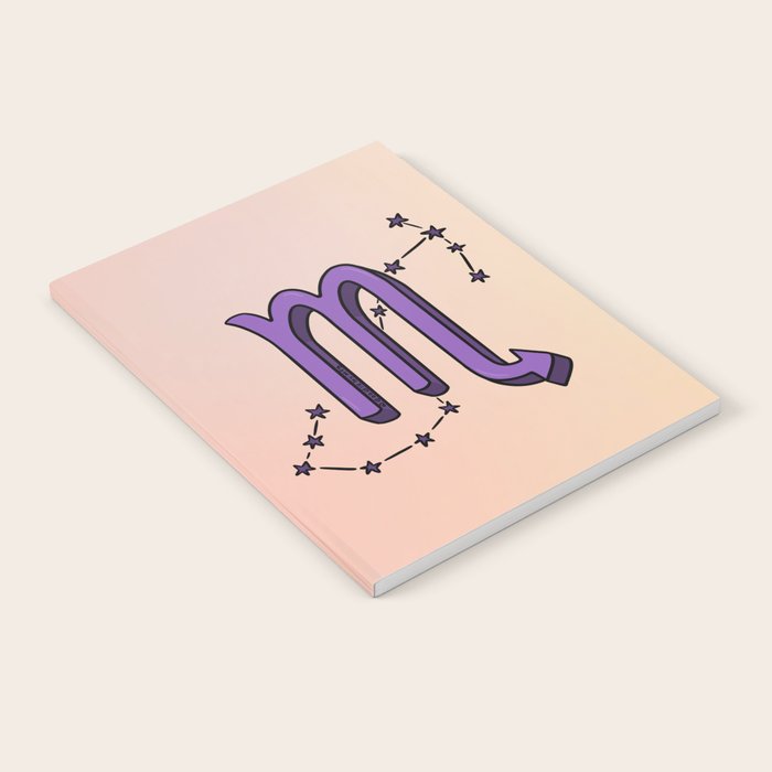 Scorpio Symbol Notebook Gallery Image 1