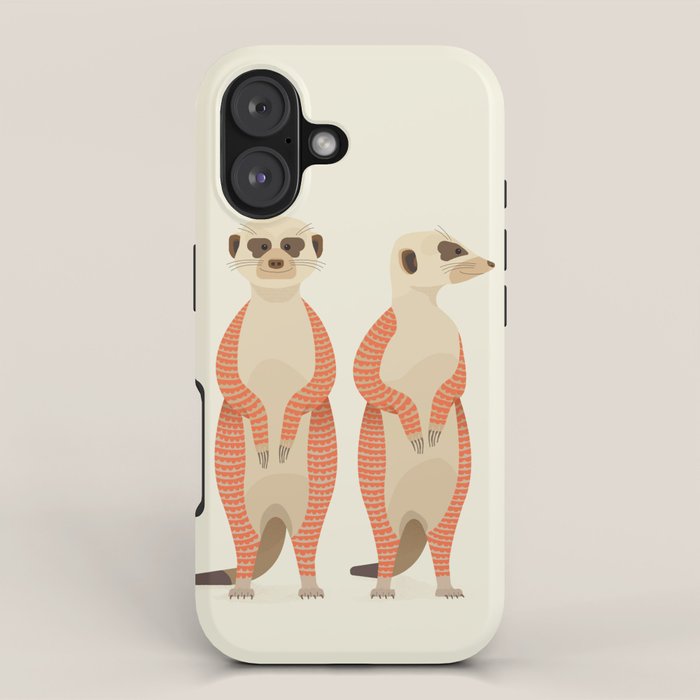 Whimsical Meerkats iPhone Case Gallery Image 1