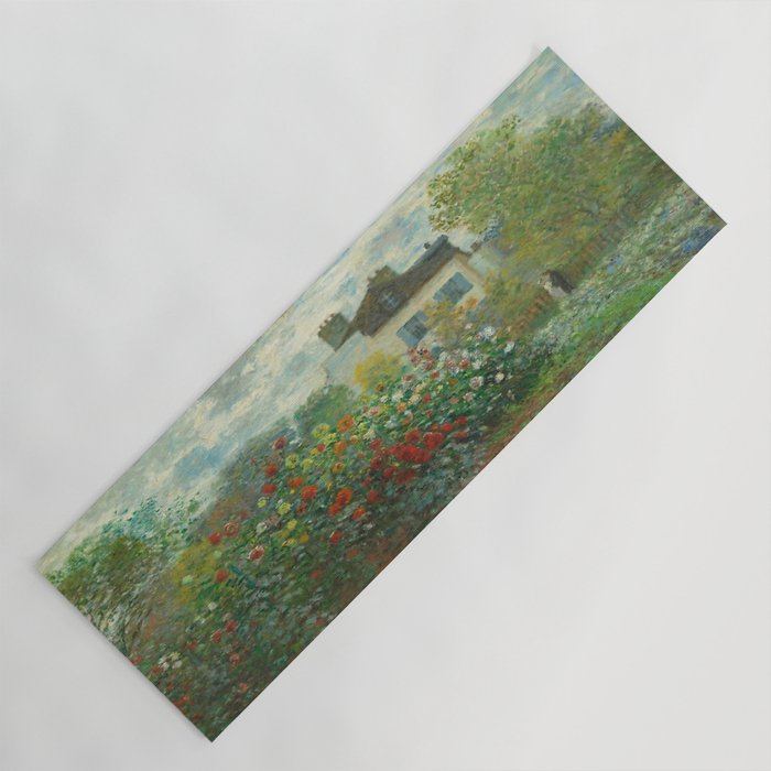 Claude Monet The Artist's Garden In Argenteuil A Corner Of The Garden With Dahlias 1873 Yoga Mat