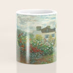 Claude Monet The Artist's Garden In Argenteuil A Corner Of The Garden With Dahlias 1873 Coffee Mug Gallery Image 4