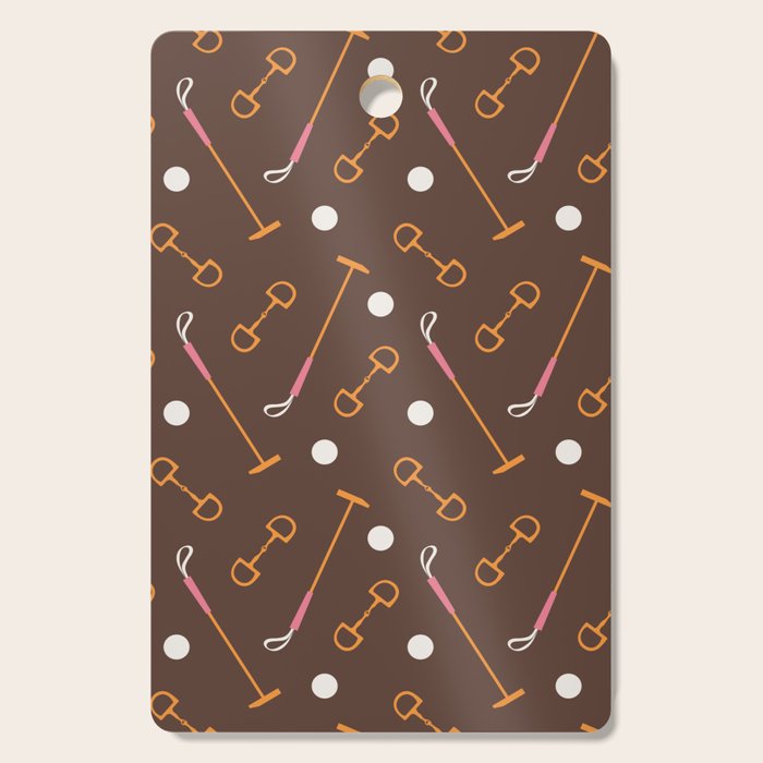 Polo Pattern Cutting Board Gallery Image 1