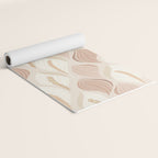 Minimalistic flow Peace lily soft peach Yoga Mat Gallery Image 2