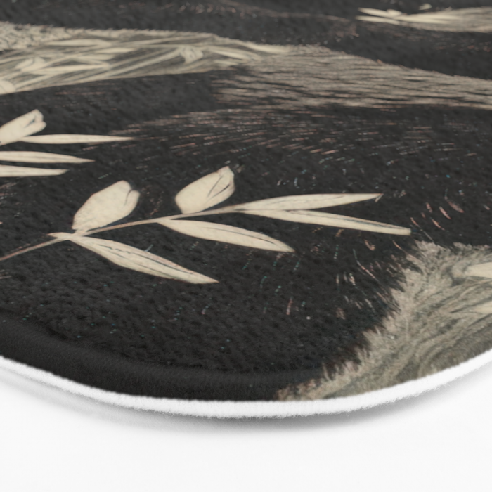Bamboo Panda Dancing Pair Bath Mat Gallery Image 3