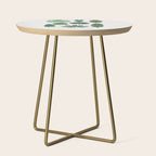 Cat and Plant 39: Tropicat Leaves Side Table Gallery Image 1