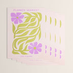 Lilac & Lime: Les Fleurs | Flower Market Color Series 02 Wrapping Paper Gallery Image 3