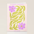 Lilac & Lime: Les Fleurs | Flower Market Color Series 02 Stationery Card Gallery Image 2
