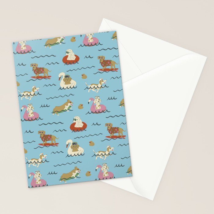 Dog Days of Summer Stationery Card Gallery Image 2