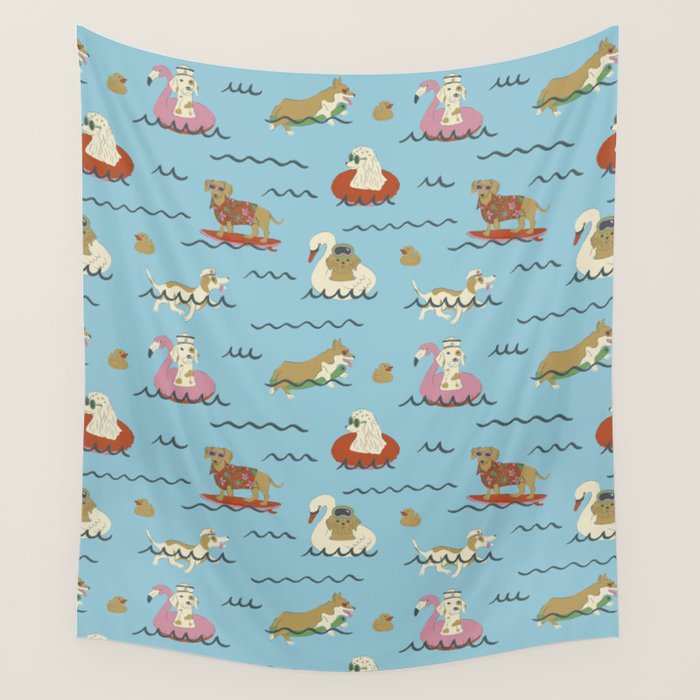 Dog Days of Summer Wall Tapestry Gallery Image 4