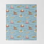 Dog Days of Summer Throw Blanket Gallery Image 2