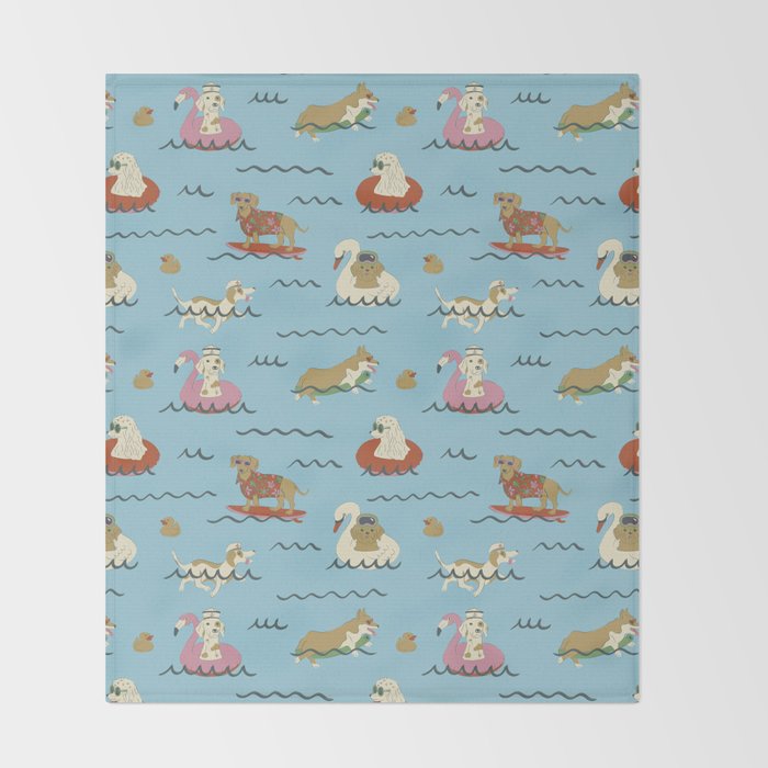 Dog Days of Summer Throw Blanket Gallery Image 2