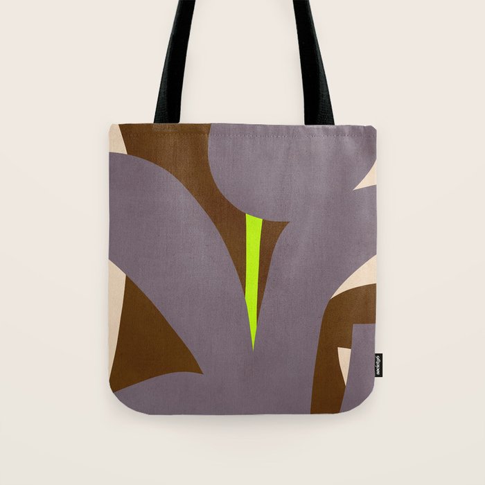Abstract botanical X02 Tote Bag Gallery Image 1