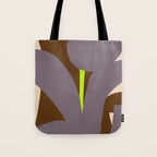 Abstract botanical X02 Tote Bag Gallery Image 1