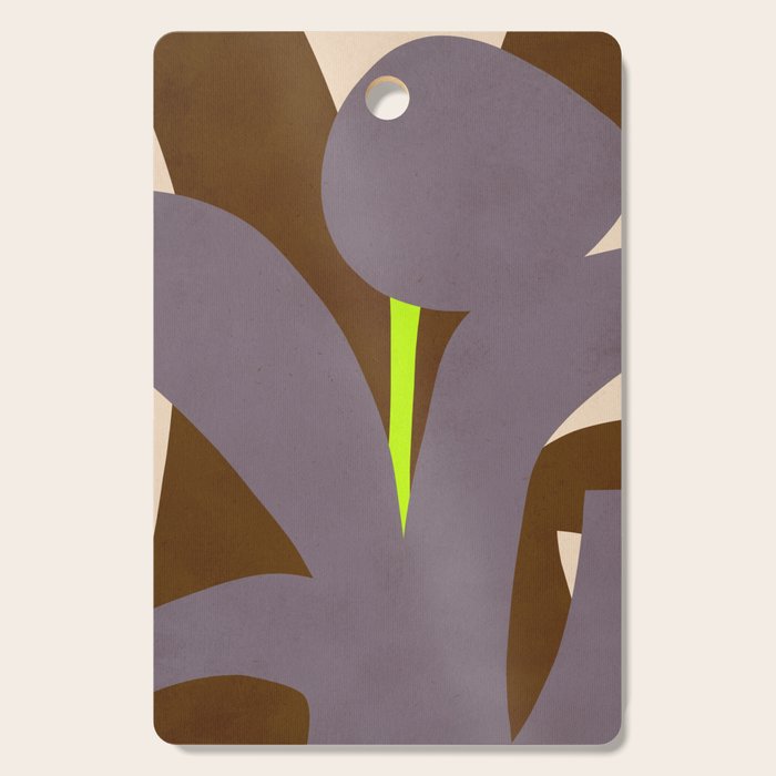 Abstract botanical X02 Cutting Board Gallery Image 1