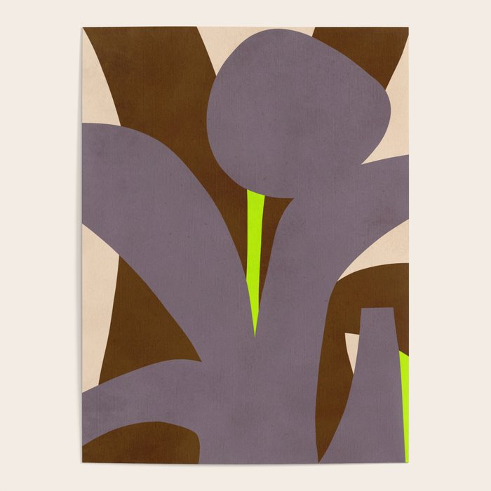 Abstract botanical X02 Poster Gallery Image 4