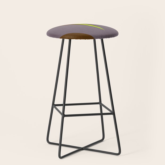 Abstract botanical X02 Stool Gallery Image 1