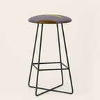 Abstract botanical X02 Stool Gallery Image 1