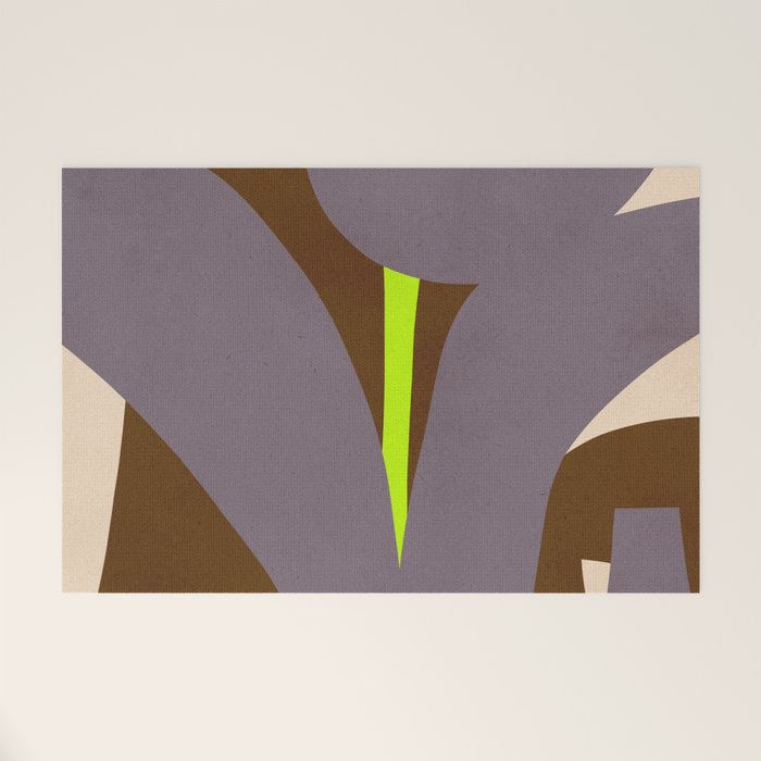 Abstract botanical X02 Welcome Mat Gallery Image 1