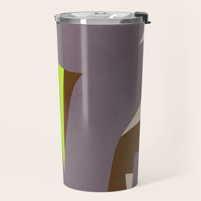 Abstract botanical X02 Travel Mug Gallery Image 2