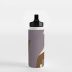 Abstract botanical X02 Water Bottle Gallery Image 2