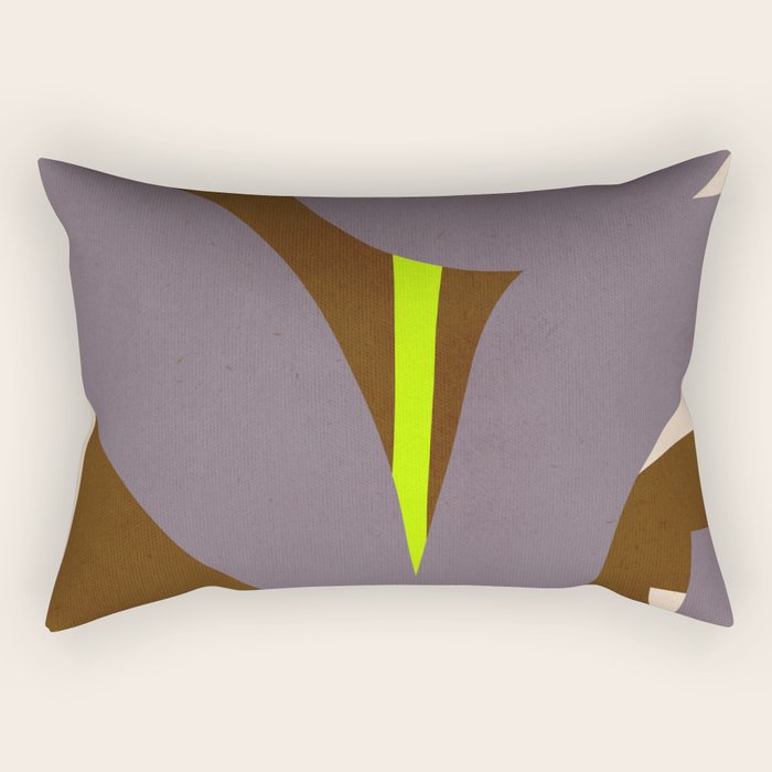 Abstract botanical X02 Rectangular Pillow Gallery Image 1