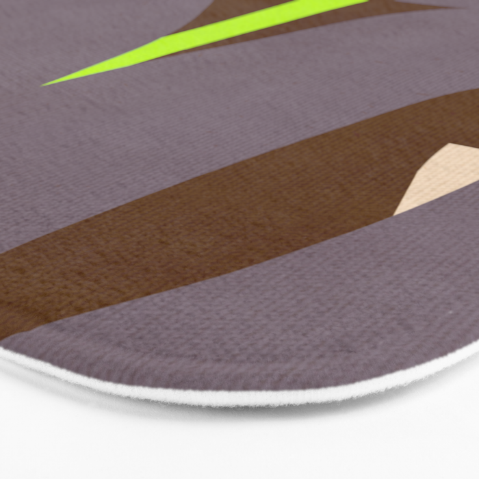 Abstract botanical X02 Bath Mat Gallery Image 3