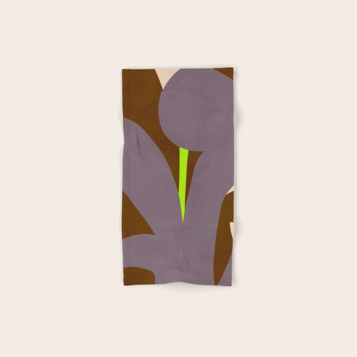 Abstract botanical X02 Bath Towel Gallery Image 1
