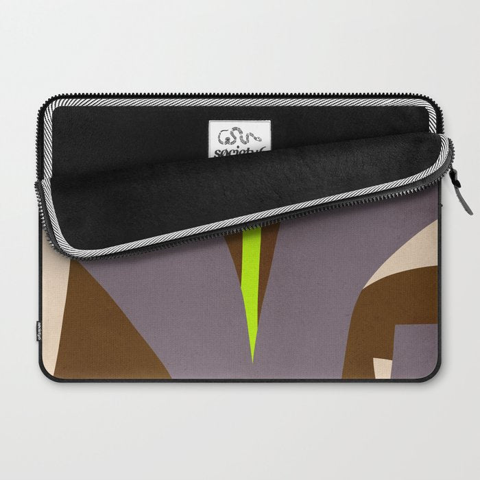 Abstract botanical X02 Laptop Sleeve Gallery Image 2