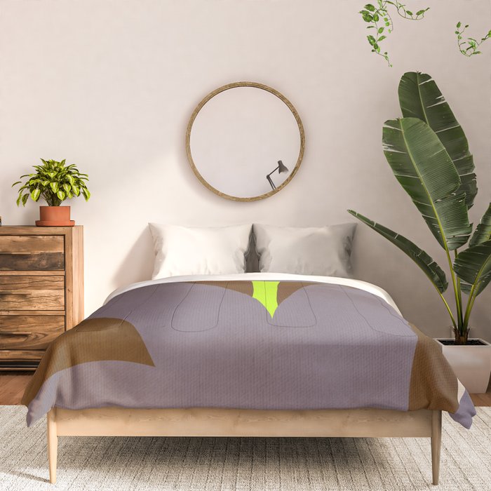 Abstract botanical X02 Comforter Gallery Image 3