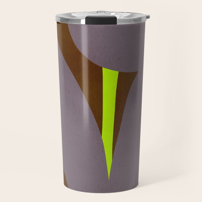 Abstract botanical X02 Travel Mug Gallery Image 1