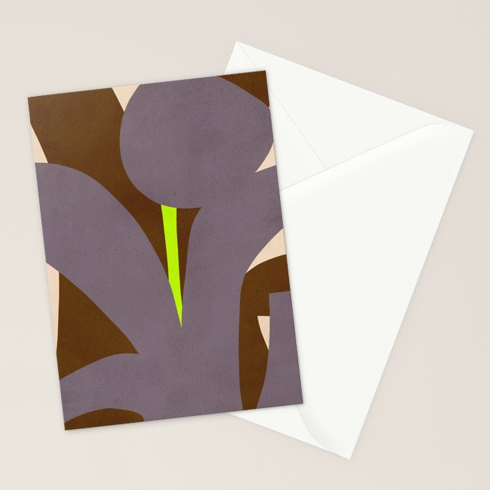 Abstract botanical X02 Stationery Card Gallery Image 2