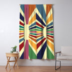 Sun Retro Art II Window Curtain Gallery Image 5