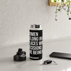 Women belong in all places where decisions are being made. Water Bottle Gallery Image 4