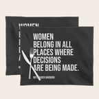 Women belong in all places where decisions are being made. Placemat Gallery Image 1
