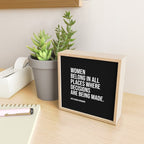 Women belong in all places where decisions are being made. Mini Art Print Gallery Image 2