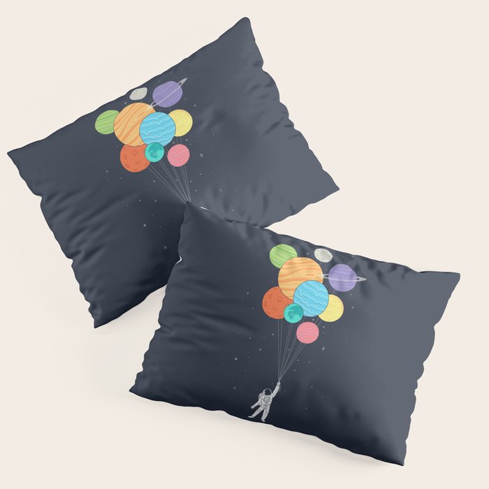 Planet Balloons Pillow Sham Gallery Image 1