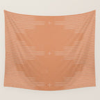 Southwestern Minimalist Terra Cotta  Wall Tapestry Gallery Image 4