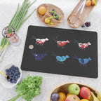 Red and blue shrimp Cutting Board Gallery Image 2