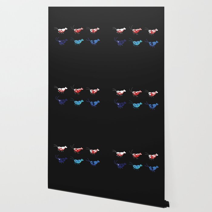 Red and blue shrimp Wallpaper Gallery Image 2