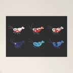 Red and blue shrimp Welcome Mat Gallery Image 1