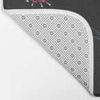 Red and blue shrimp Bath Mat Gallery Image 2