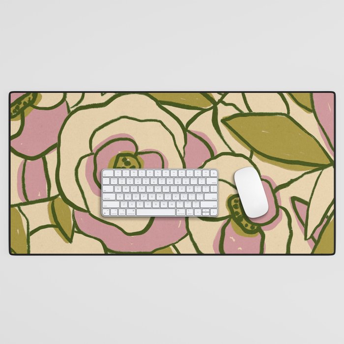Rose Garden #1 Desk Mat Gallery Image 1