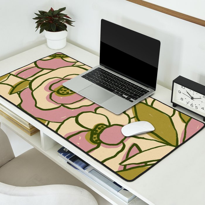 Rose Garden #1 Desk Mat Gallery Image 2