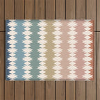 Geometric Southwestern Pattern XXXV Outdoor Rug Gallery Image 1