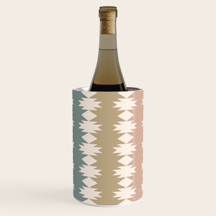 Geometric Southwestern Pattern XXXV Wine Chiller Gallery Image 1