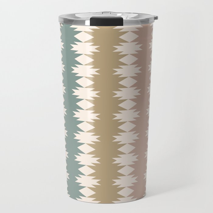 Geometric Southwestern Pattern XXXV Travel Mug Gallery Image 1