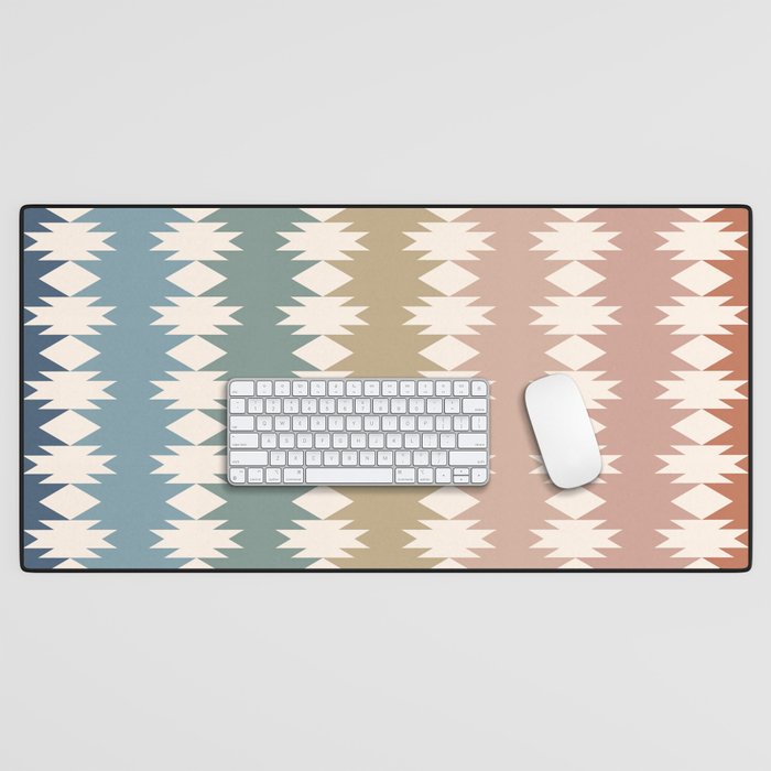 Geometric Southwestern Pattern XXXV Desk Mat Gallery Image 1