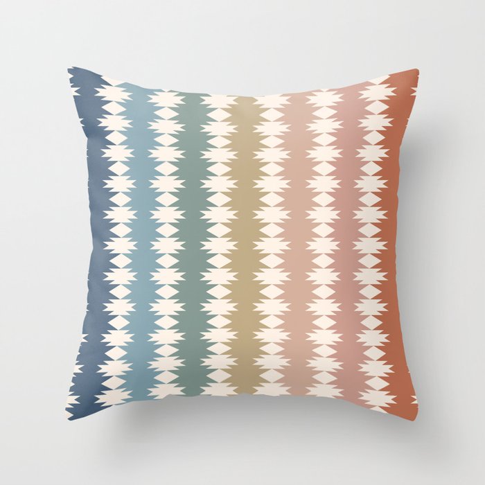 Geometric Southwestern Pattern XXXV Throw Pillow Gallery Image 6